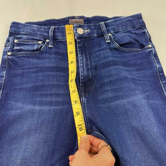 Mother Jeans Looker Ankle Fray Skinny Women Size 28 High Waisted Retro Boho Rock - Picture 11 of 12